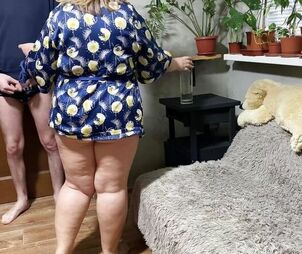 Outstanding My curvaceous mommy in law pees in my building