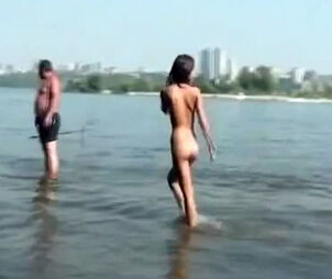 naked nubiles on the beach for swingers in Kiev. naked